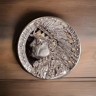 Hobo Nickel Hand Carved Original By J m Tarantula Jefferson As Dog Soldier
