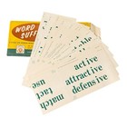 Vintage 1961 Word Suffixes Flashcards Kenworthy Educational Teaching Aid