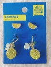 New 2pairs Alex s Lemonade Stand Stunning Girls Round Hoop Earring