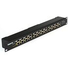Extralink Passive Gigabit Poe Rack Mount Injector shielded Panel  12 Ports