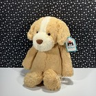 Authentic      jellycat Medium Bashful Honey Puppy - 12  Soft Plush Toy Retired Nwt