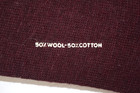 Vintage Socks 50s 60s Beloit Hosiery Burgandy Wool Cotton Above Ankle 9-10 New