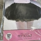 Girls Black Princess Tutu Costume Ballerina Petticoat Fancy Dress Child M l New