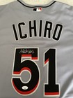 Ichiro Suzuki Hof Signed Majestic Miami Marlins Authentic Jersey 46 Jsa Coa