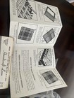 Vntgwool Novelty Co  Handicraft Loom Lot   2 Looms  1 Hook  2 Manuals    Loops