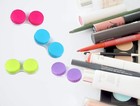 12 Pack Colorful Contact Lens Case Box Holder Container Soak Storage Kit