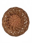 Lot Of 2 Vintage Circular Wicker Baskets