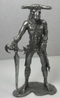 Rare 1980 Rawcliffe Pewter Minotaur Warrior Figurine D d Fantasy Vintage