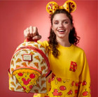 Disney Parks Disney Eats Pizza Loungefly Backpack   Ears Set - Nwt 