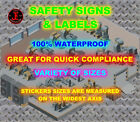 Check Oil Before Starting Engine Waterproof Sticker Decal For Facility Safety