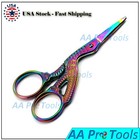 Aaprotools Embroidery Titanium Stork Craft Sewing Scissors Tailor Stitch New