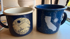 Verve Coffee Roasters Enamel Camp Mugs Ceramic Santa Cruz  California Company