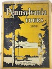 Rare 1932 Pennsylvania Tours State Publicity Bureau Maps Advertising Etc Wow Vtg