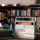 Retro Radio Building Blocks 906pcs Vintage Radio Model Desk Decoration Toy Gift