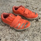 Adidas Jumpstar Pole Long Triple Jump Track Spikes Men   s Size 10 Coral Orange