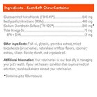 Dogs Joint Health Supplement  Soft Chews  60 Count