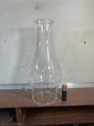 Antique Vintage Wheel Cut Stars Glass Hurricane Lamp Chimney Shade Cover Globe