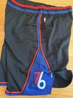 Joel Embiid Game Worn Used Issued Nike Black City Edition Jersey Shorts Coa