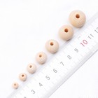 Plain Natural Round Wooden Craft Balls Beads Untreated Plain Wood Hole 4mm-60mm