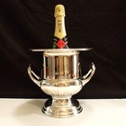 Vintage Silver Plated Champagne Bucket - Ice  Wine Cooler  Silver Plate