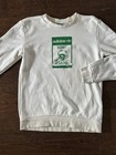 Adidas Originals Disney Kermit Frog White green Crewneck Fleece Sweatshirt M