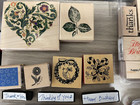Huge Lot Of 58 Rubber Stamps Assorted Themes-sizes-brands-stampin Up-p parachute