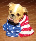 Zelda Wisdon  Love Your Flag Miniature   16604  Bulldog  American