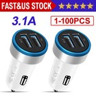 Dual Usb Car Charger 18w Fast Adapter For Iphone 16 15 14 Pro Wholesale Bulk Lot