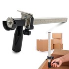 Box Resizer Tool With Scoring Wheel - Cardboard 13 Inches  White  Black