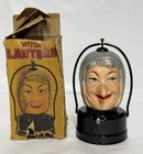 Vintage 1950 s Halloween-witch Railroad Lantern W  Box-battery Operated