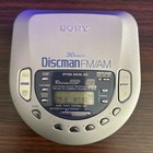 Sony D-t405 Cd Player Discman Esp Fm am Silver Dc4 5v   tested works  