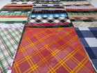 25pc 5x5 Plaid Checkered Mixed Cardstock Lot Craft Paper Journal Planner Scrap