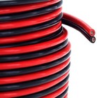 Copper Wire 12 Gauge 100 Feet Stranded Ofc Awg Bonded Cable Red black With Spool