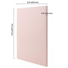 5 Pcs Pink A4 Rubber Carving Blocks 8 3 X 11 8 Inch Large Stamp Carving Block   