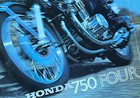 1969 Honda 750 Four 6-page Brochure-poster  12  X 24    1970 Cb750 Nos