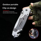 9  Military Rescue Folding Pocket Knife Open Blade Edc Tactical Spring Assisted
