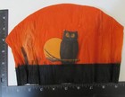 On Sale 1940 s Vintage Halloween Hat  Crete Paper mad Black Cat   Owl  Free Ship