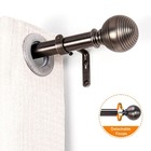 Brushed Nickel Curtain Rods Windows 1888 Inch Adjustable Drapery Hardware