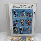 3 Sheets-walt Disney    mickey Thru The Years    Stamps 