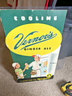 Vintage 50 s Vernor s Ginger Ale Baseball Theme Sign  hard To Find 