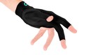 Predator Albin Ouschan Second Skin Black teal Glove - L xl Left Hand Pool Glove
