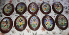 Bradford Exchange Brett Favre Complete Set Of 10 Plates W  Coa And Wood Frames 