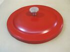 Replacement Red Metal Lid For Lance Counter Snack Jars  scratch   Dent Sale 