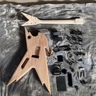 Diy Dimebag Razorback Electric Guitar Unfinished Dean Kit Flamed Maple Top Solid