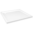Shower Base Pan With Center Drain Shower Tray Bath Pan Abs Rectangular Vidaxl