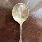 Beautiful Detail Antique 925 Sterling Silver Sugar Spoon 5 25    Pat  1898