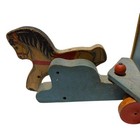 Vintage 1942 Fisher Price The Toy Wagon   171 Wooden Incomplete 40s