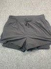 Spyder Shorts Mens Xl Black Running Gym Active Elastic Waist Lined Pockets
