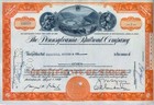 Pennsylvania Railroad Company 2 Color Stock Certificate Set Horseshoe Curve 