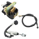 Rear Brake Caliper  master Cylinder W hose For Honda Trx400ex Sportrax 400 99-04